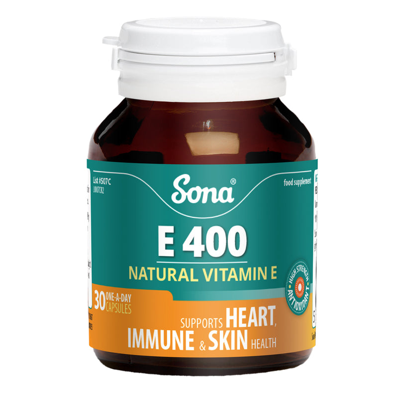 Sona E400 Natural Vitamin E Capsules