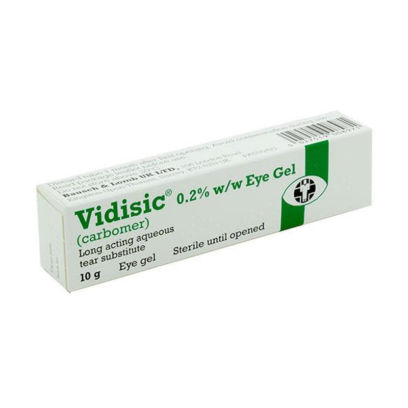 Vidisic 0.2% w/w Eye Gel Tube 10g